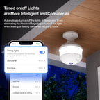 4MP WIFI E27 Bulb V380 Pro Security Camera Full Color Night Vision Two-Way Voice Wireless Auto Tracking Fisheye WiFi Camera