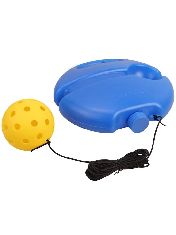 Pickleball Solo Trainer Rebounder Stable Water Injection Base Elastic Rope Pickle Ball Training Tool for New Players