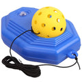 Pickleball Solo Trainer Rebounder Stable Water Injection Base Elastic Rope Pickle Ball Training Tool for New Players