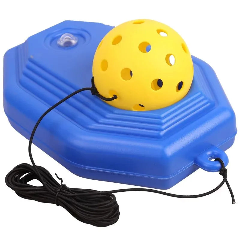 Pickleball Solo Trainer Rebounder Stable Water Injection Base Elastic Rope Pickle Ball Training Tool for New Players